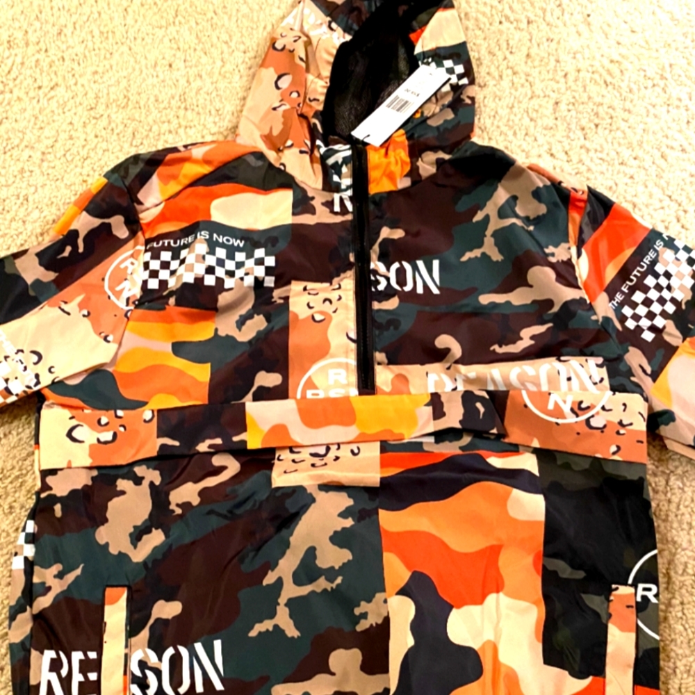 M Camo Windbreaker
